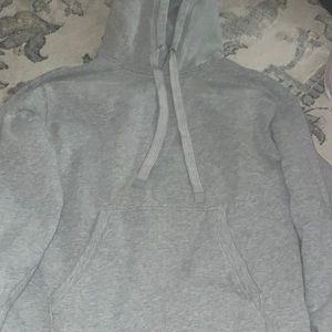 this is a plain gray sweatshirt from athleta